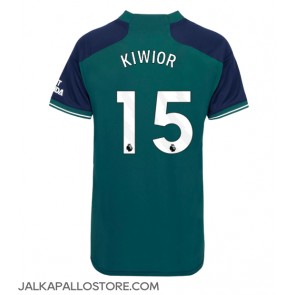 Arsenal Jakub Kiwior #15 Kolmaspaita Naisten 2023-24 Lyhythihainen